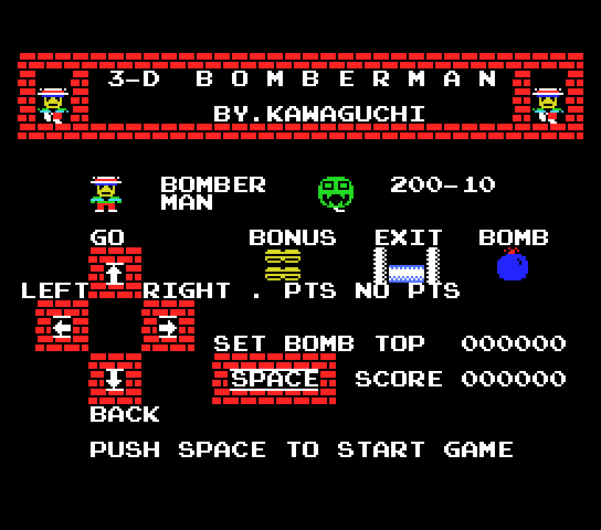 Play <b>3-D Bomber Man</b> Online